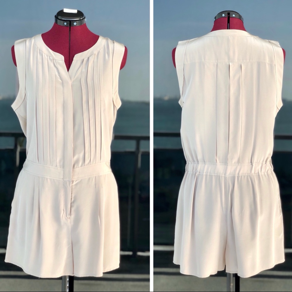 BCBG MAXAZRIA Paloma Silk Romper / Jumpsuit